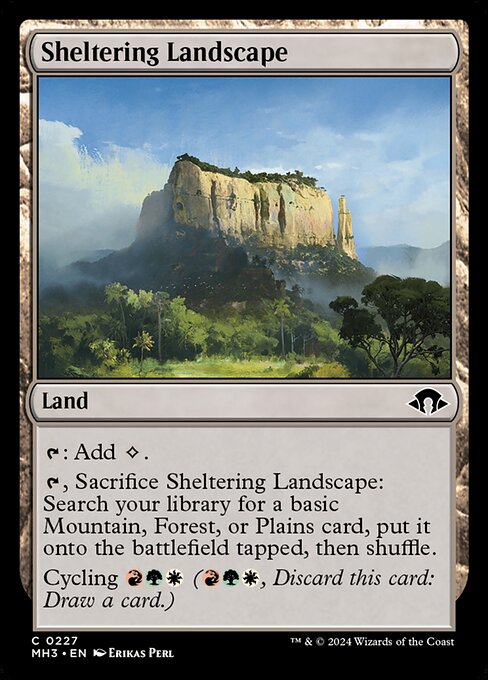 Sheltering Landscape – Esper Cards & Games