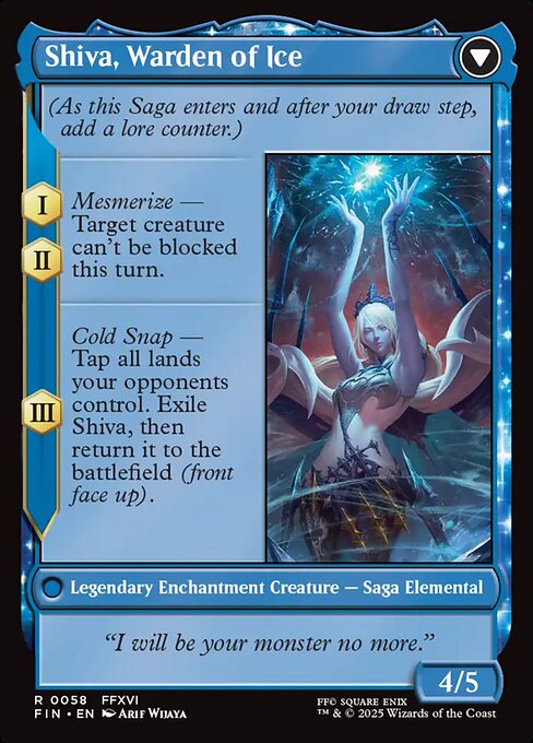 Jill, Shiva's Dominant // Shiva, Warden of Ice