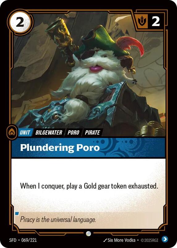 Plundering Poro