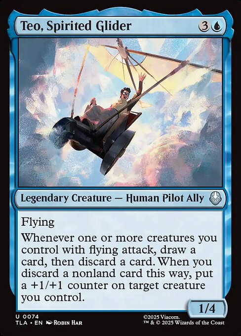 Teo, Spirited Glider