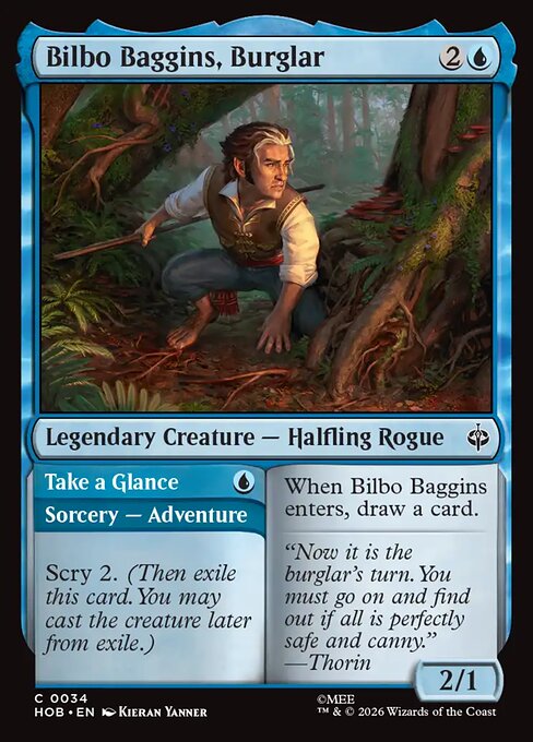 Bilbo Baggins, Burglar // Take a Glance