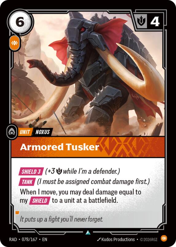Armored Tusker