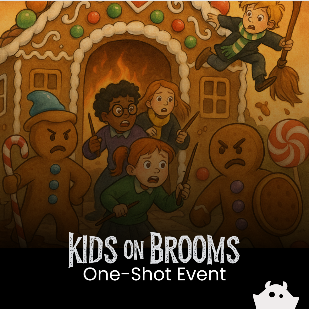 Escape from the Gingerbread Gauntlet: Kids on Brooms One-Shot Adventure