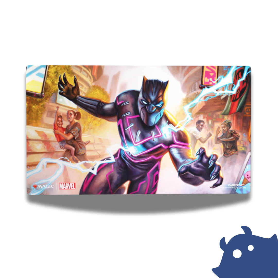 Playmat: Shiny: Magic: The Gathering: Marvel Super Heroes - Striking Black Panther