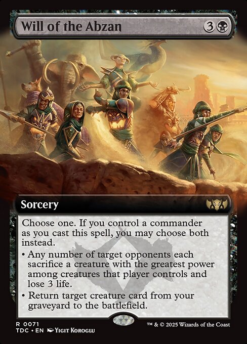 Will of the Abzan