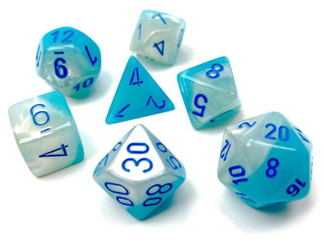 Gemini - Pearl Turquoise-White / Blue Luminary - Chessex