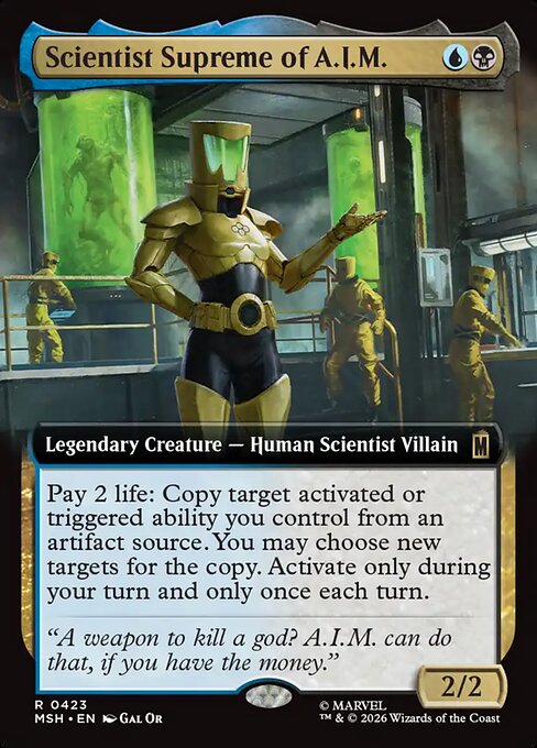 Scientist Supreme of A.I.M.
