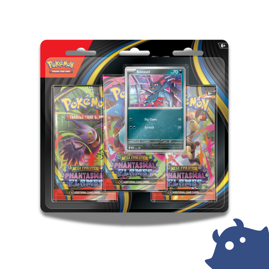 Pokémon Mega Evolution - Phantasmal Flames - 3 Pack Blister
