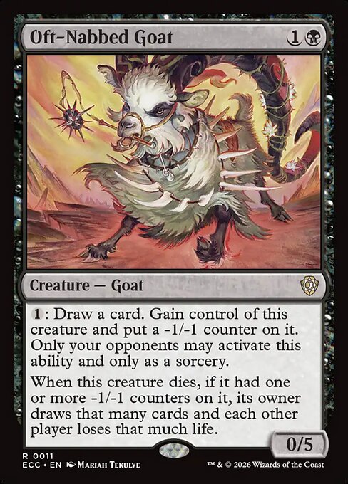 Oft-Nabbed Goat