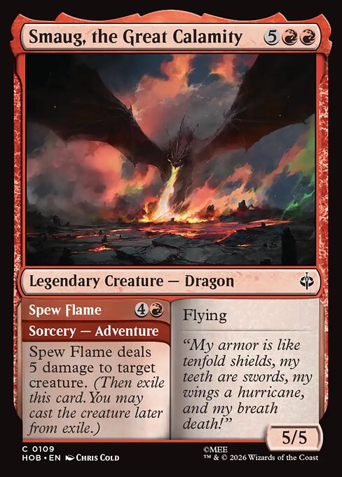 Smaug, the Great Calamity // Spew Flame