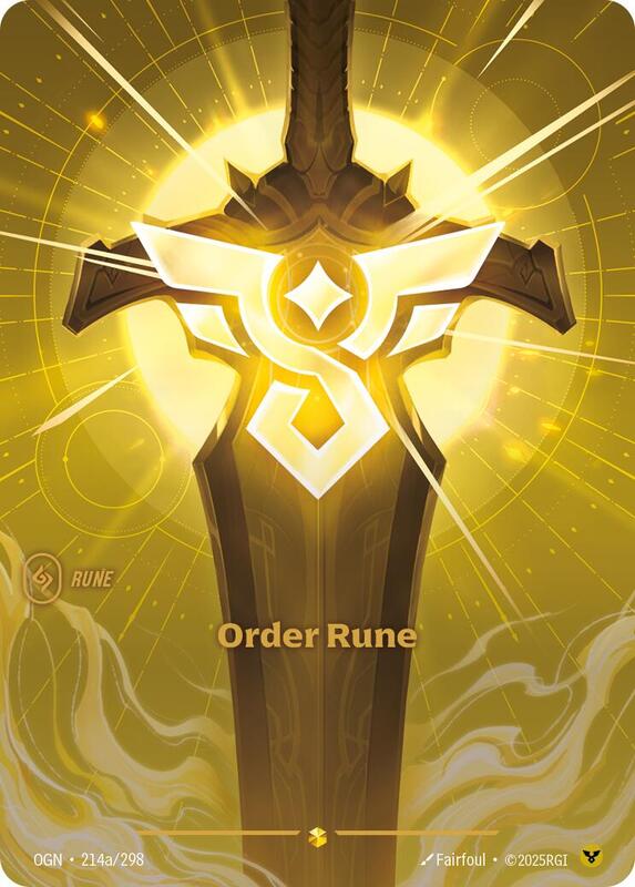 Order Rune (Alternate Art)