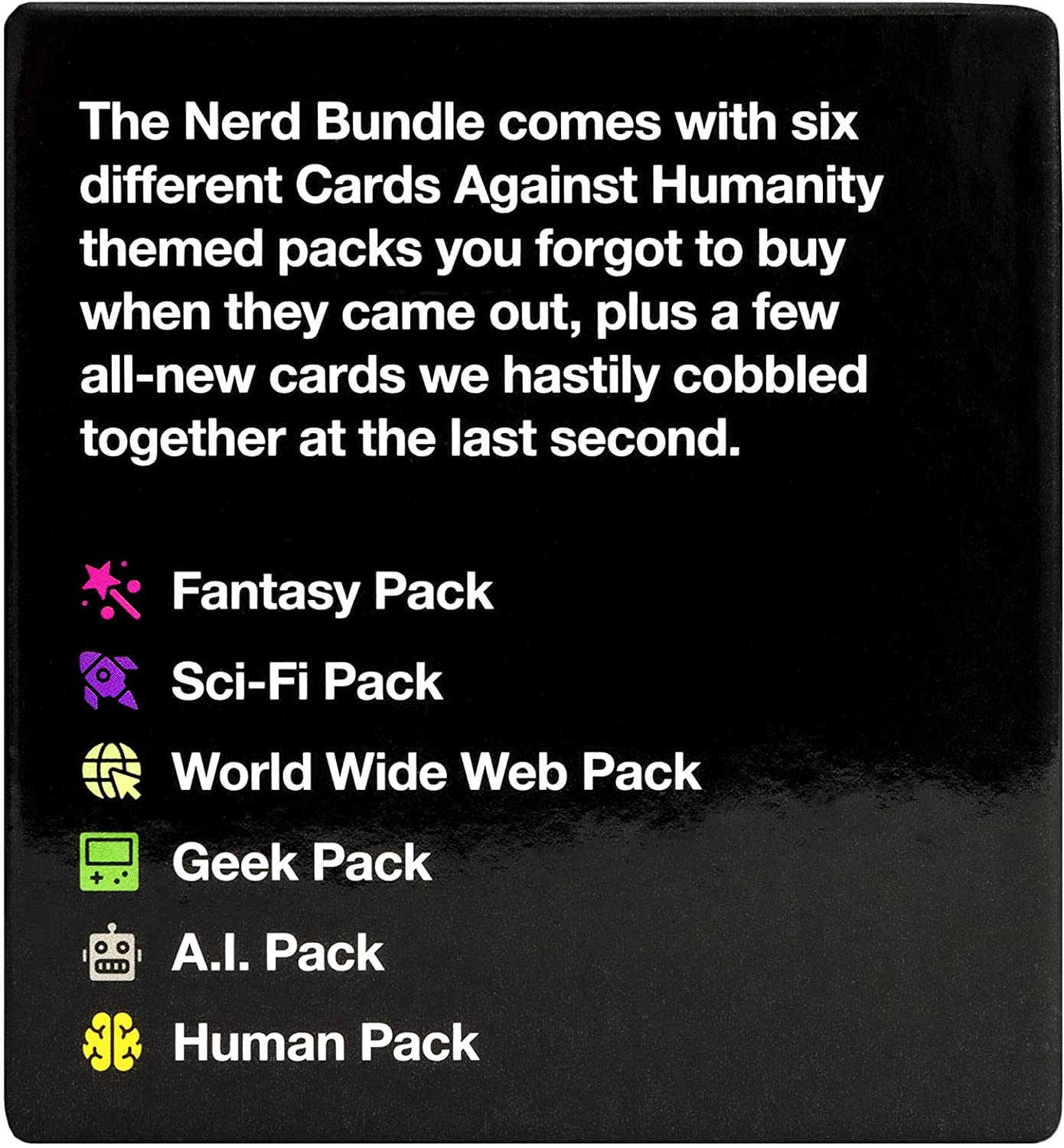 Cards Against Humanity: Nerd Pack Bundle