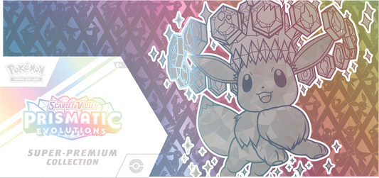 Pokémon Scarlet & Violet Prismatic Evolutions Super Premium Collection Box