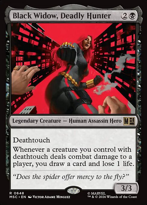 Black Widow, Deadly Hunter