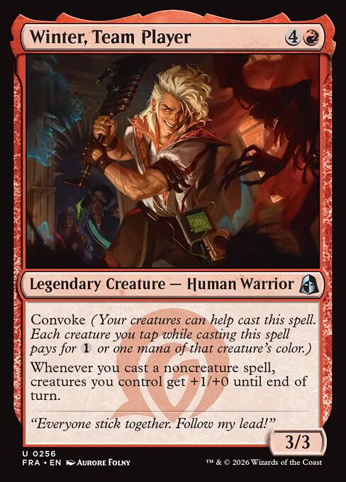 Winter, Team Player