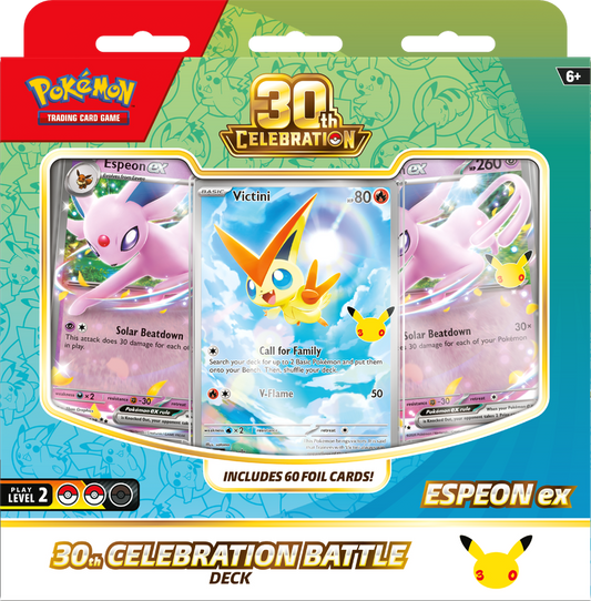 Pokémon 30th Celebration Battle Decks: Espeon ex / Umbreon ex