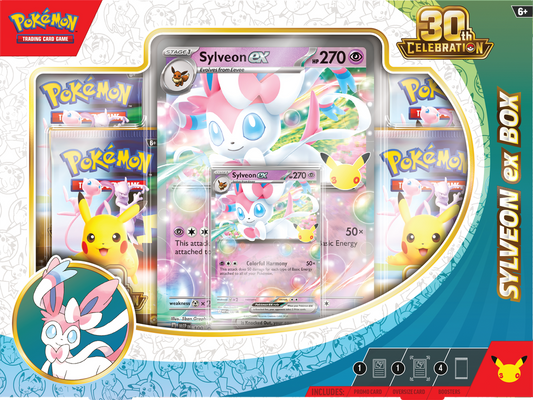 Pokémon 30th Celebration Sylveon ex / Greninja ex Box