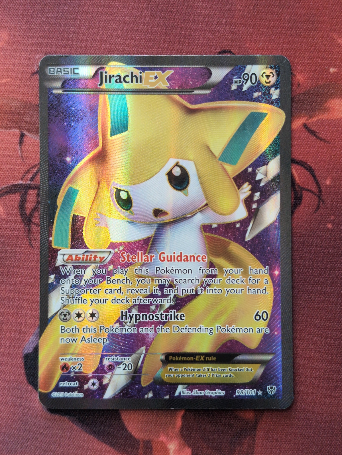 Jirachi EX (98 Full Art) - Lightly Played